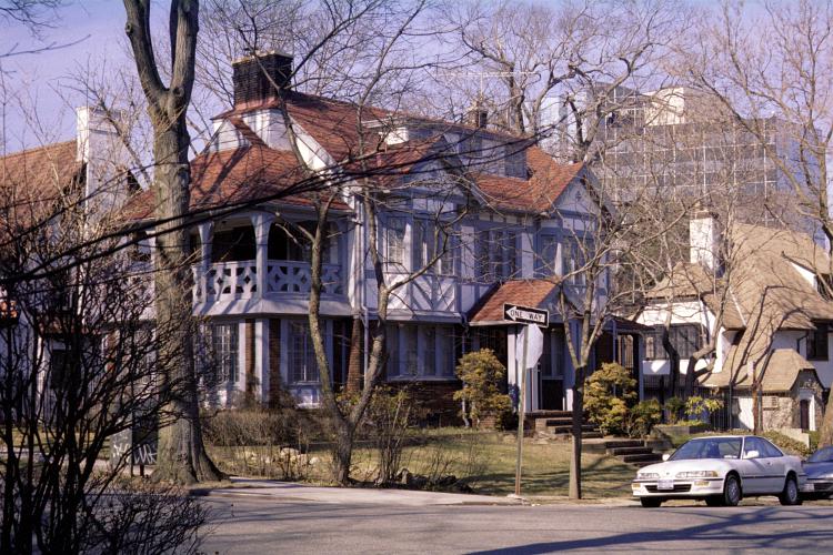 From 1948 to 1989, this house on 81st Avenue at Austin Street in Kew Gardens, NY was the home of audio pioneer, Saul B. Marantz.