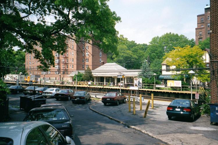 The Long Island Rail Road Station, the former site of Crystal Lake.