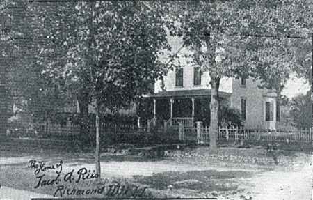 The home of Jacob Riis on Beech Street (120th Street) south of Division Avenue (84th Avenue) in Richmond Hill, NY (today's Kew Gardens).