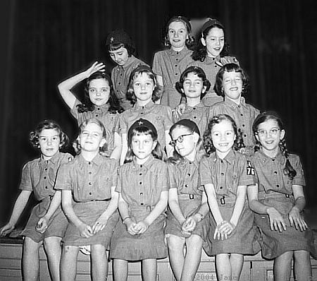 Kew Gardens Brownie Troop 4-76 February 1956.