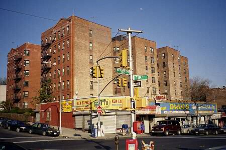 The Richmond Hill Apartments are now an apartment co-operative called the Showplace.  This photograph was taken in 2001.