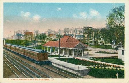 The Kew Gardens, NY Long Island Railroad Station (c. 1911).