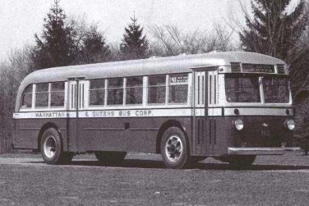 A Manhattan and Queens Bus.