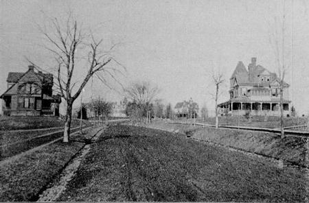 Church (118th) Street looking north toward the Jamaica & Williamsburgh Turnpike (Metropolitan Avenue).