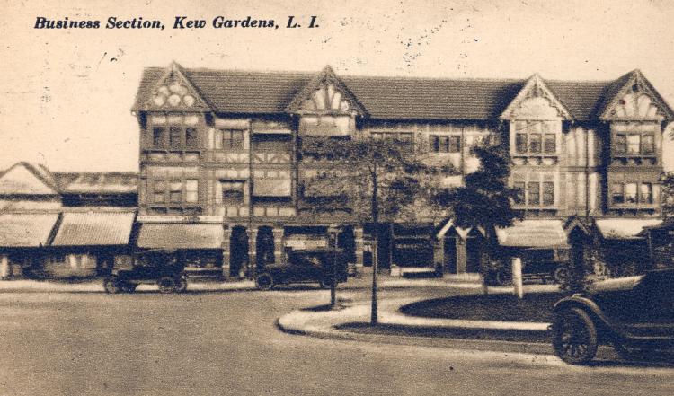 The Homestead Building on Lefferts Avenue (Boulevard) in Kew Gardens, NY.