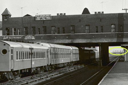 Looking east on the Long Island Rail Road tracks from the Kew Gardens Long Island Railroad Station.