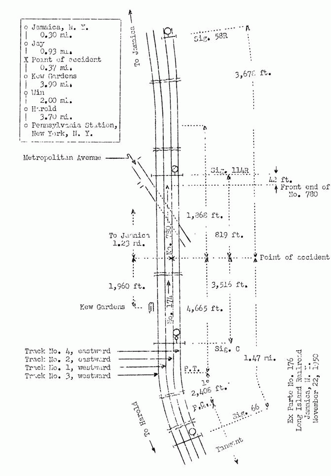 The 1950 Richmond Hill / Kew Gardens, NY Long Island Railroad Train Wreck.
