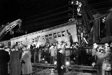 The 1950 Richmond Hill / Kew Gardens, NY Long Island Railroad Train Wreck.