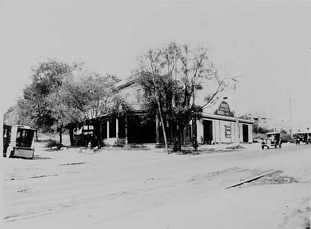 Queens Boulevard at Lefferts (82nd) Avenue, Kew Gardens, NY, c. 1922.