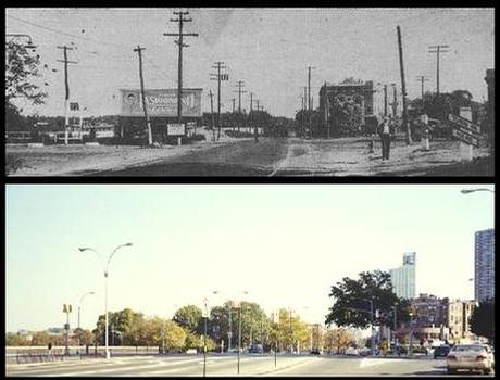 Queens Boulevard at Union Turnpike, Kew Gardens, NY.