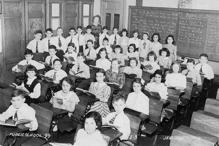 P.S. 99 Grade 4-3 (1949).