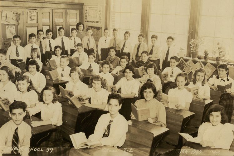 P.S. 99 Grade 7-2 (1949).